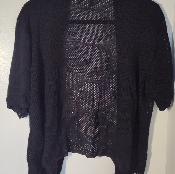 Black Open-Front Sweater by Periwinkle Size 2X #604 - Picture 3 of 3